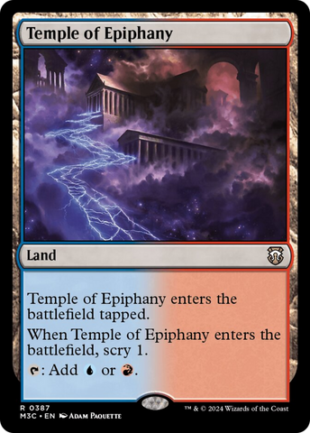 Temple de l'Épiphanie (Ripple Foil) [Modern Horizons 3 Commander] 