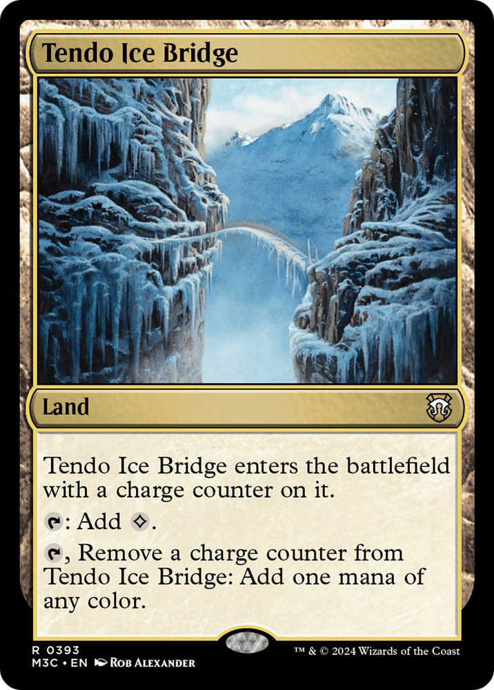 Pont de glace Tendo (Ripple Foil) [Modern Horizons 3 Commander] 