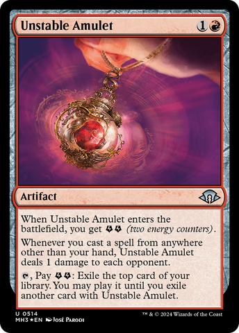 Amulette instable (Feuille d'ondulation) [Modern Horizons 3] 