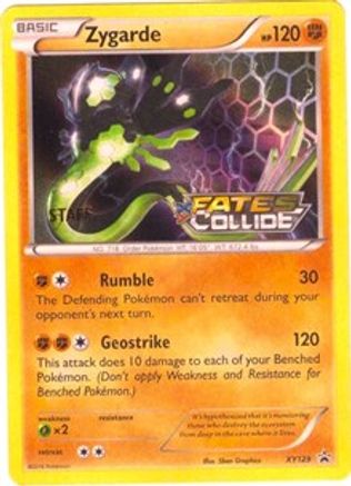 Zygarde (XY129) (Staff) [XY: Black Star Promos]