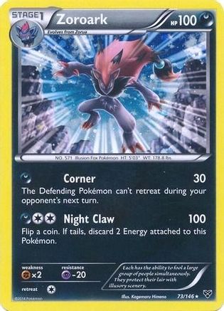 Zoroark (73/146) (Cosmos Holo) (Blister Exclusive) [XY: Base Set]