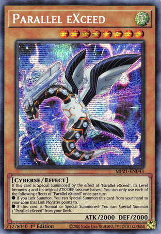 Parallel EXceed [MP21-EN043] Prismatic Secret Rare