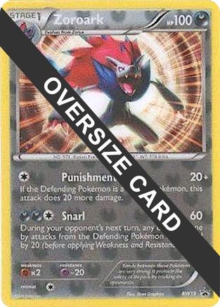 Zoroark (BW19) (Jumbo Card) [Black & White: Black Star Promos]