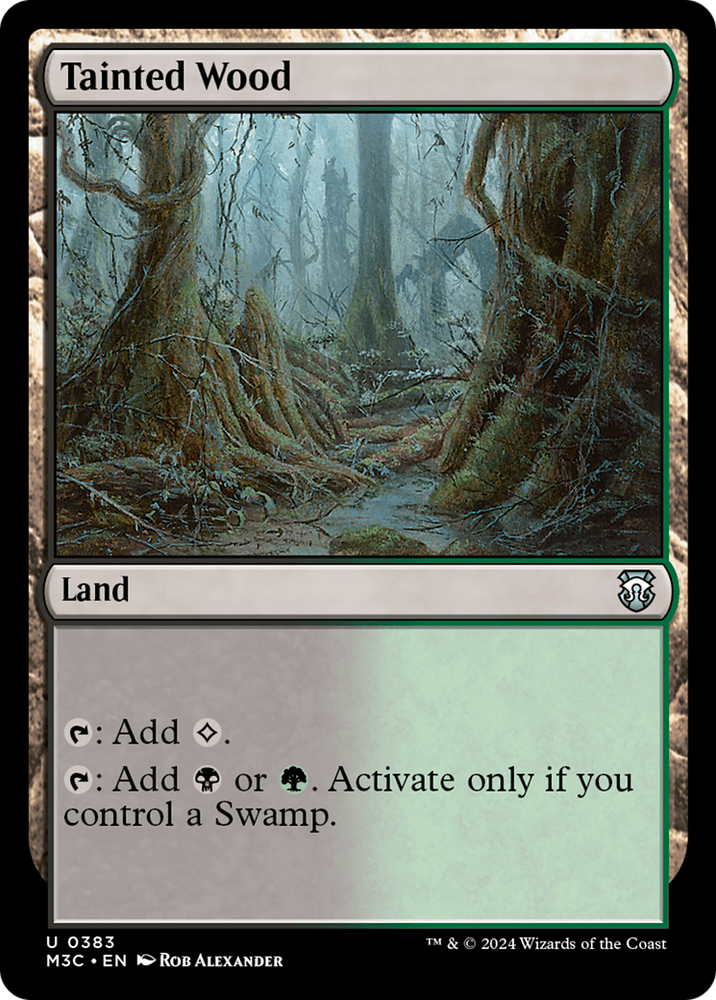 Bois contaminé (Feuille d'ondulation) [Modern Horizons 3 Commander] 