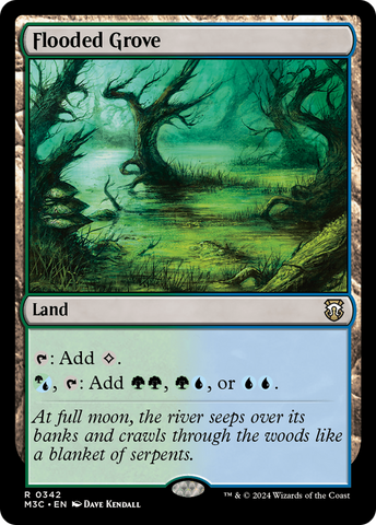 Bosquet inondé (Ripple Foil) [Modern Horizons 3 Commander] 