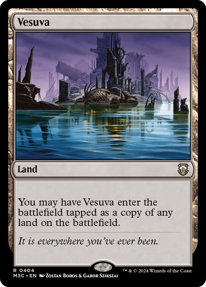 Vesuva (Feuille d'ondulation) [Modern Horizons 3 Commander] 