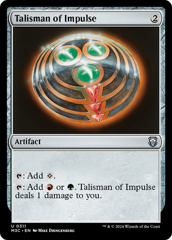 Talisman d'impulsion (Ripple Foil) [Modern Horizons 3 Commander] 