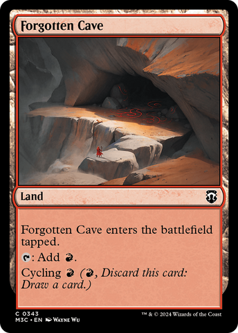 Grotte oubliée (Ripple Foil) [Modern Horizons 3 Commander] 