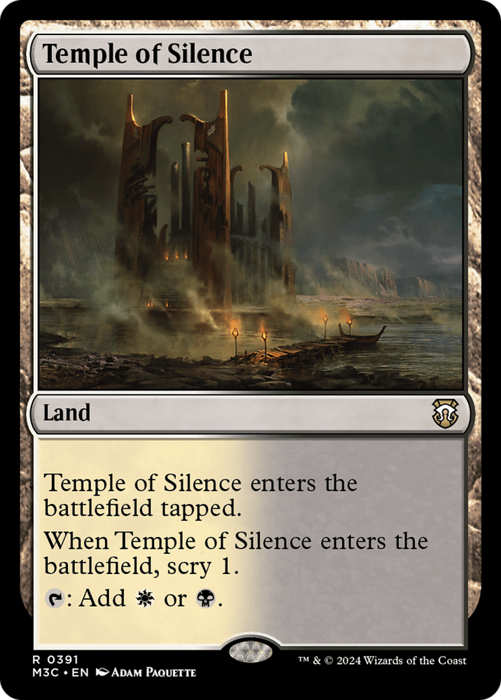 Temple du Silence (Ripple Foil) [Modern Horizons 3 Commander] 