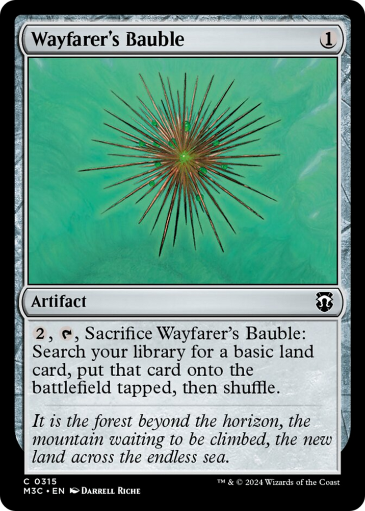 Boule du voyageur (feuille d'ondulation) [Modern Horizons 3 Commander] 