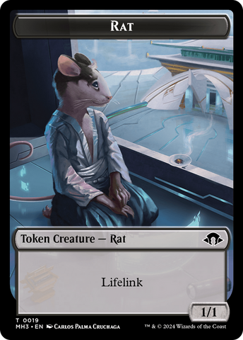 Germe Phyrexian // Jeton double face Rat [Modern Horizons 3 Tokens] 