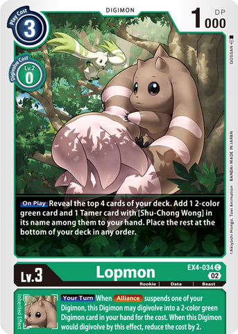 Lopmon [EX4-034] [Booster d'être alternatif] 