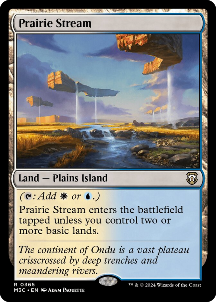 Prairie Stream (Ripple Foil) [Modern Horizons 3 Commander] 