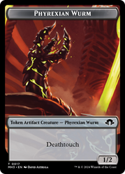 Germe Phyrexian // Guivre Phyrexian (0017) Jeton double face [Modern Horizons 3 Tokens] 