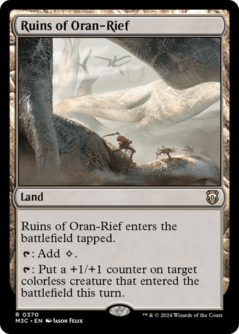 Ruines d'Oran-Rief (Ripple Foil) [Modern Horizons 3 Commander] 