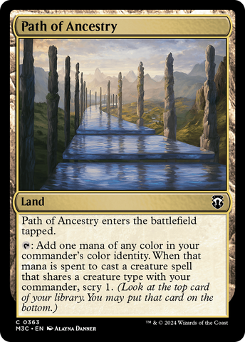 Chemin de l'ascendance (Ripple Foil) [Modern Horizons 3 Commander] 