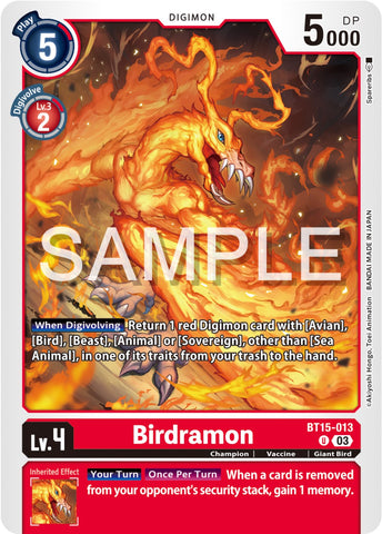 Birdramon [BT15-013] [Dépasser l'Apocalypse] 