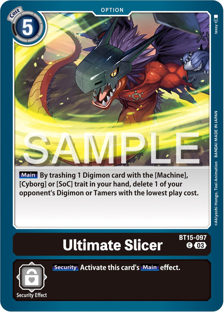 Ultimate Slicer [BT15-097] [Dépasser l'Apocalypse] 