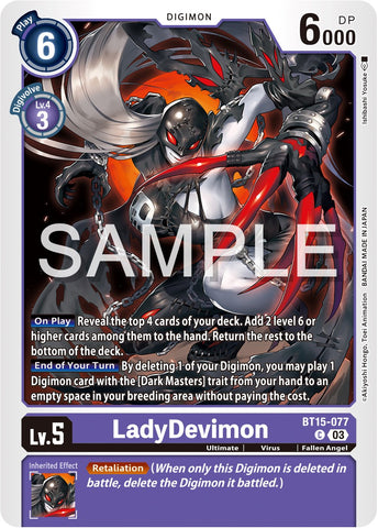 LadyDevimon [BT15-077] [Dépasser l'Apocalypse] 