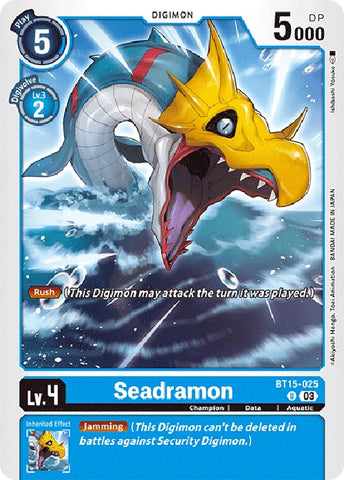 Seadramon [BT15-025] [Dépasser l'Apocalypse] 