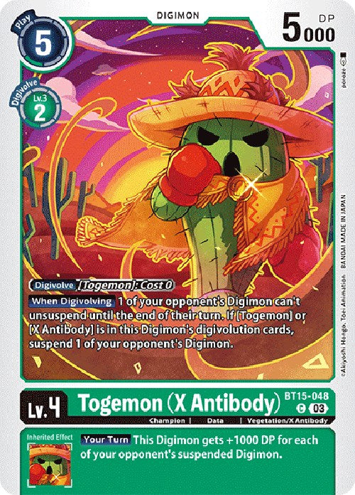 Togemon [BT15-048] (Anticorps X) [Dépasser l'Apocalypse] 