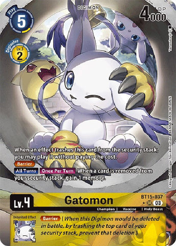 Gatomon [BT15-037] (Art alternatif) [Dépasser l'Apocalypse] 