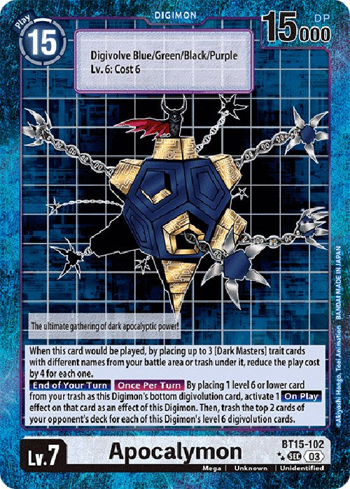 Apocalymon [BT15-102] (édition spéciale art alternatif) [Exceed Apocalypse] 