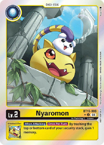 Nyaromon [BT15-003] (Pack promotionnel de la boîte Exceed Apocalypse) [Promotions Exceed Apocalypse] 