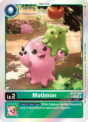 Motimon [BT15-004] (Pack promotionnel de la boîte Exceed Apocalypse) [Promotions Exceed Apocalypse] 