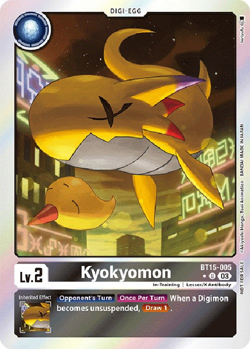 Kyokyomon [BT15-005] (Pack promotionnel de la boîte Exceed Apocalypse) [Promotions Exceed Apocalypse] 