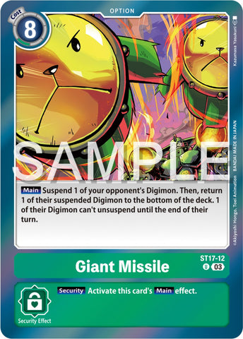 Giant Missile [ST17-12] [Starter Deck: Double Typhoon Advanced Deck Set]