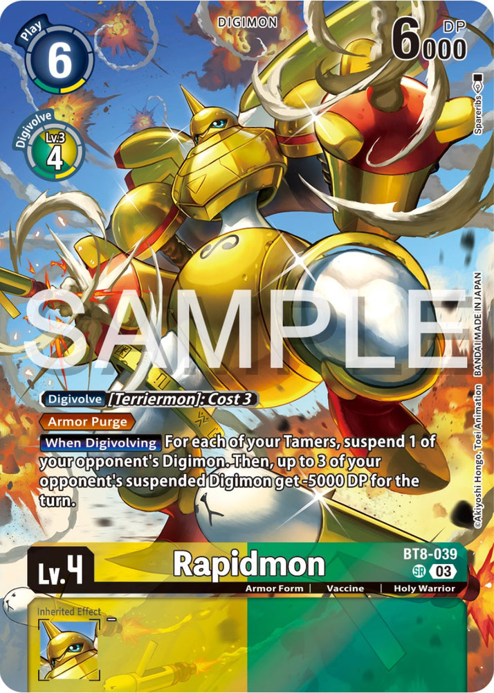 Rapidmon [BT8-039] (Réimpression) [Deck de démarrage : Ensemble de deck avancé Double Typhoon] 