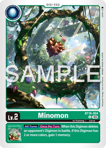 Minomon [BT16-004] [Observateur débutant] 