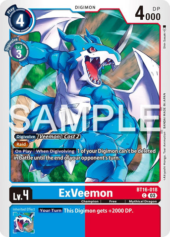 ExVeemon [BT16-018] [Observateur débutant] 