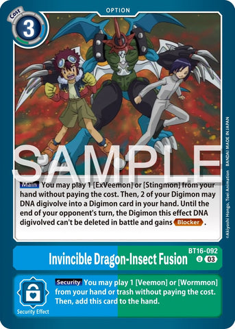 Fusion invincible dragon-insecte [BT16-092] [Observateur débutant] 