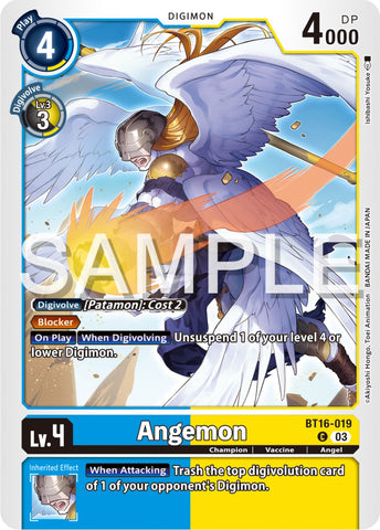 Angemon [BT16-019] [Observateur débutant] 