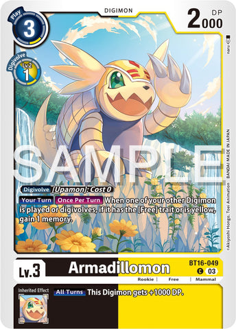 Armadillomon [BT16-049] [Observateur débutant] 