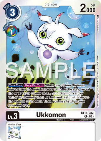 Ukkomon [BT16-082] [Observateur débutant] 