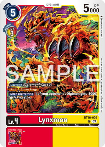 Lynxmon [BT16-009] [Observateur débutant] 