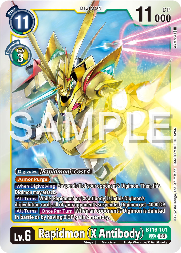 Rapidmon (Anticorps X) [BT16-101] [Observateur débutant] 