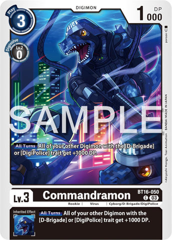 Commandramon [BT16-050] [Observateur débutant] 