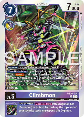 Climbmon [BT16-074] [Observateur débutant] 