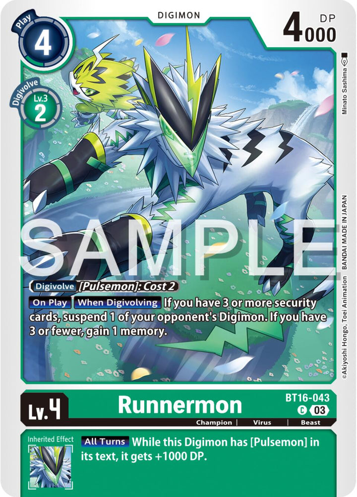 Runnermon [BT16-043] [Observateur débutant] 