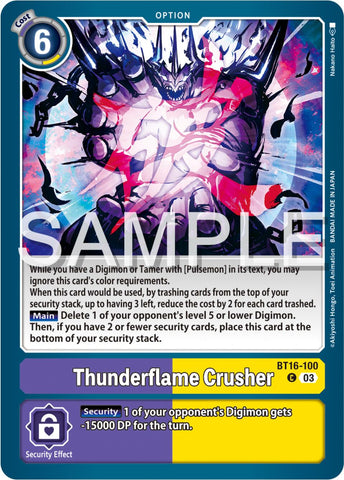 Concasseur Thunderflame [BT16-100] [Observateur débutant] 