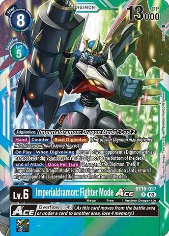 Imperialdramon : As du mode combattant [BT16-027] [Observateur débutant] 