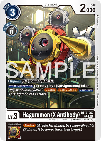 Hagurumon (Anticorps X) [BT16-052] [Observateur débutant] 