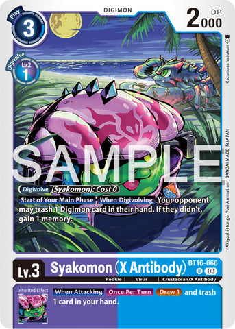 Syakomon (Anticorps X) [BT16-066] [Observateur débutant] 