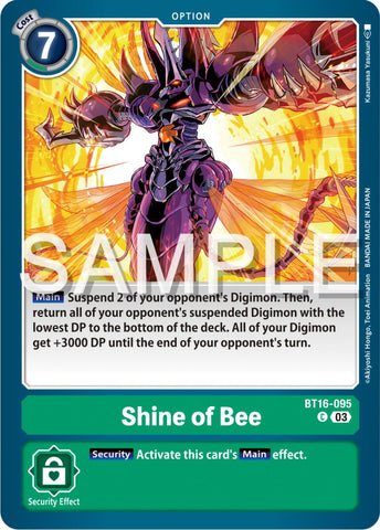 Shine of Bee [BT16-095] [Observateur débutant] 