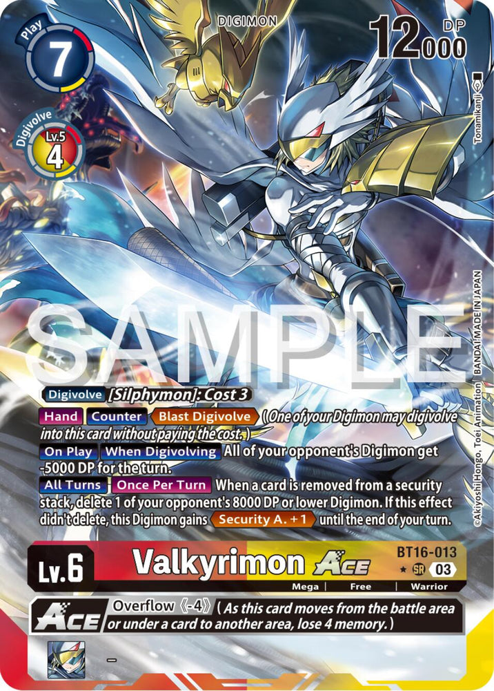 Valkyrimon Ace [BT16-013] (Art alternatif) [Observateur débutant] 