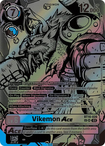 Vikemon Ace [BT16-026] (texturé) [Observateur débutant] 